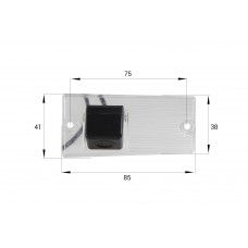Камера заднього огляду Falcon HS8056-AHD Kia Sportage 2008-2012 Камера заднього огляду Falcon HS8056-AHD Kia Sportage 2008-2012
